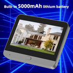 Mini 5MP Tuya Smart Life Home Digital Viewer Peepholes Door Eye WiFi IR No Red Exposure Night Vision Camera 4.3Inch Baby Monitor Lootquake LLC