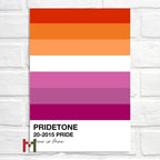 Abstract Pride Art Canvas Print Wall Decor LGBT Home Art Pi-Mart