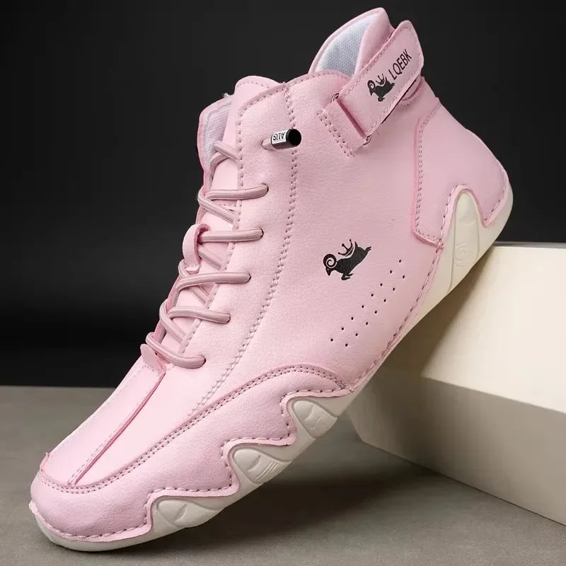 New Women's High Top Shoes Summer Fresh Fashionable Comfortable Soft Soled Ankle Boots Breathable Trendy High-quality Loafers Lootquake LLC