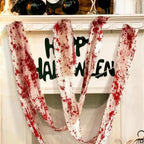 Haunted House Home Scene Decoration 3m/5m Halloween Bloody Gauze Bandage Warning Isolation Belt Horror Props For Halloween Party Lootquake LLC