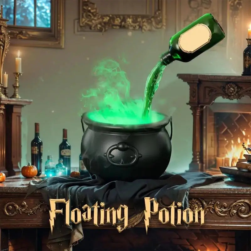 Halloween Black Bowl Magic Float Bottle And Diffuser Horror House Decoration Hocus Pocus Party Scary Props Halloween Decor