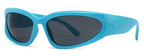 Unique Y2K Designer Luxury Sunglasses Women Rectangle Big Frame Sun Glasses For Men Outdoor UV Protection Classic 2000S Black Sh
