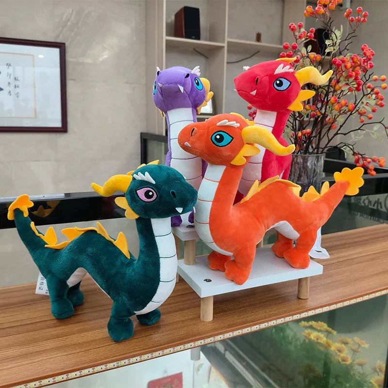 Cute Green Dragon Plush Toy, Stuffed Animal Dinosaur Doll, Christmas Halloween Thanksgiving Day Easter New Year Gift Lootquake LLC