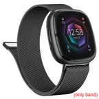 Fitbit Versa & Sense Magnetic Steel Band - Elegant Design - SJB-DIAMOND ELITES