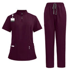 Unisex Medical V-neck Nurse Scrubs