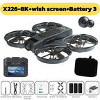 NEW for Genuine X226VR/X226 Mini Drones 8K Professional Remote Control Helicopter Plane RC Dron with Screen Quadcopter Toys Gift