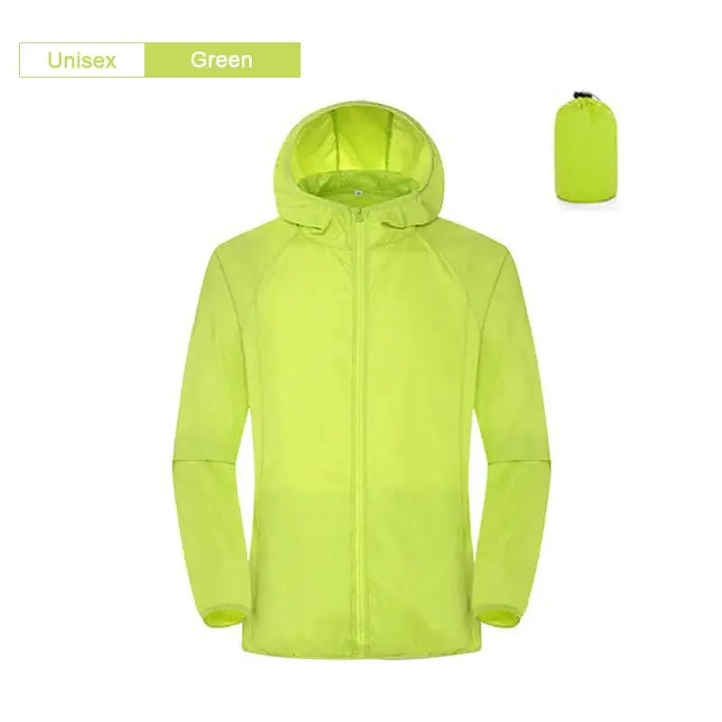 Camping Waterproof Jacket Men Women Windbreaker Men Raincoat Rain Jacket Men Waterproof Hiking Climbing Clothes Sun Protection