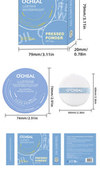 Ocheal Matte Face Setting Powder Oil-control Lightweight Radiant Foundation Pressed Powder Face Full Coverage Makeup Cosmetic Lootquake LLC