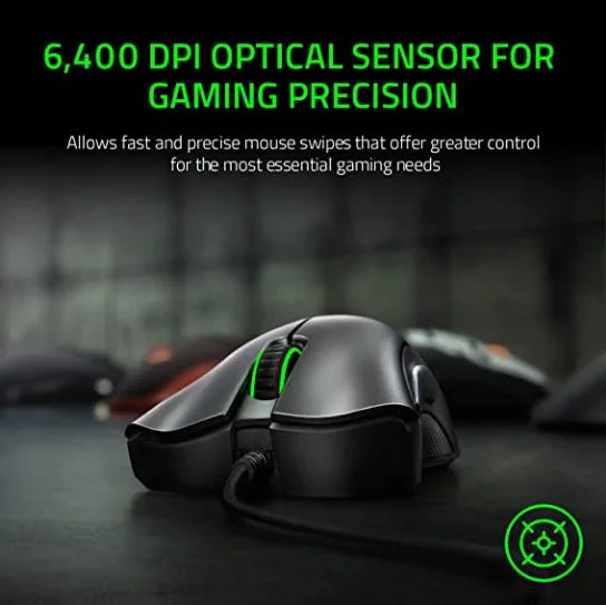 Original Razer Wired Gaming Mouse Optical Sensor 6400 DPI Gaming Mouse For Laptop Optical Mouse Light Speed Mouse Lootquake LLC