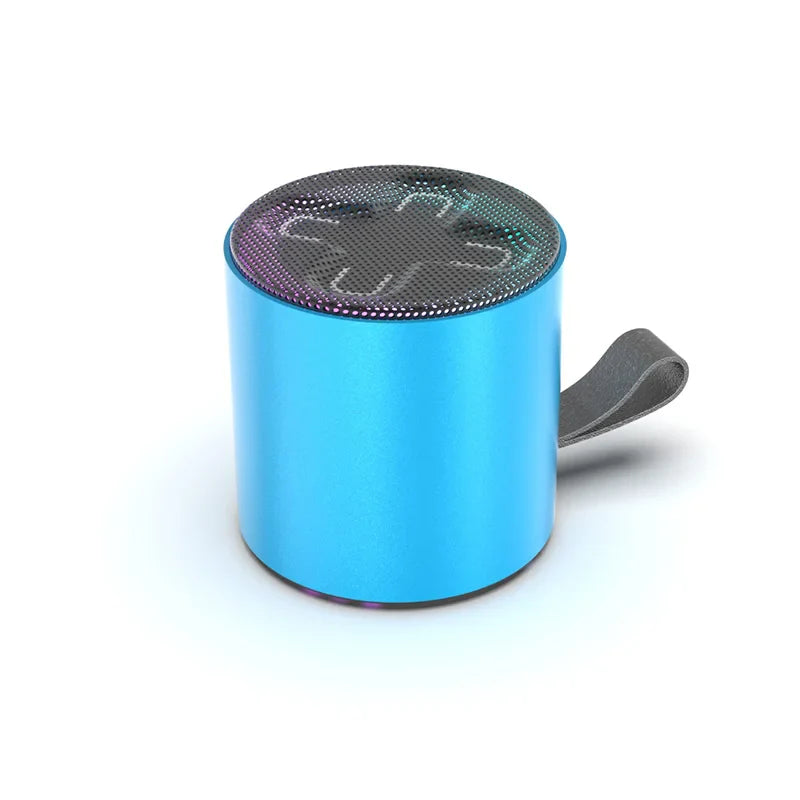 Wireless Speaker Portable Bluetooth 5.3 RGB Light Music Player Long Play TWS Connectivity Mic Subwoofer Mini Outdoor Bass Sound Lootquake LLC