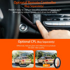 Vantrue N4Pro Dashcam 4K Wi-Fi 3-Channel Dashcam Voice Control IMX678 Night Vision HDR GPS Cam 24h Packing Mode Camera for Car Lootquake LLC