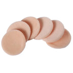 6pcs Round Facial Powder Foundation Puff ,Portable Soft Cosmetic Puff For Makeup Application, Beauty Tool Essential Make Up Lootquake LLC