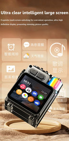 Smart Touch Screen Bluetooth Speaker Mini Portable Audio Player Wireless Handsfree Call MP3 Music Box Support TF Play APP Contro Lootquake LLC