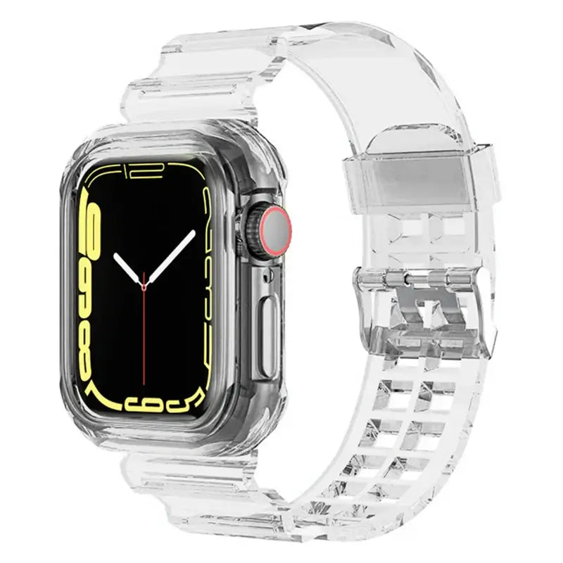 Apple Watch Clear Silicone Band - Durable Comfortable Strap - SJB-DIAMOND ELITES
