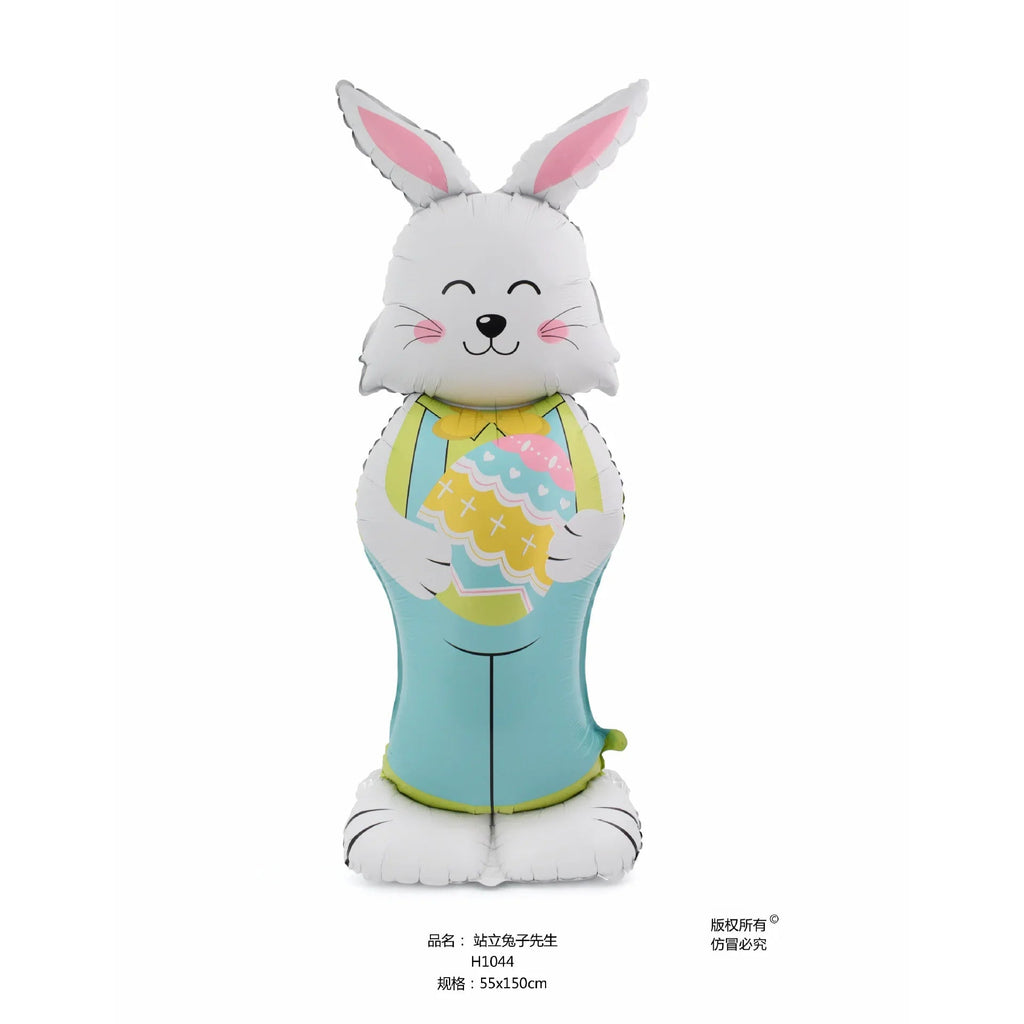 Easter Bunny Inflatables Balloon Decorations Standing Carrot Balloons Cute Carrot Rabbit Happy Easter Party Birthday Decorations Lootquake LLC