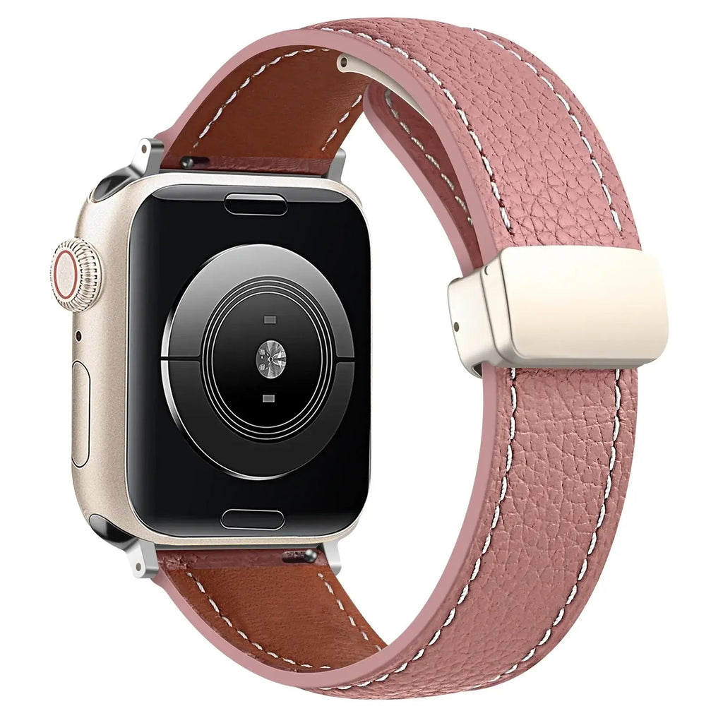 Apple Watch Leather Band - Premium Stylish Strap with Buckle BandsCo Straps