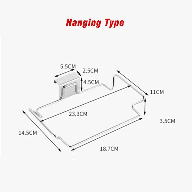 Garbage Bag Storage Kitchen Garbage Organizer Plastic Bag Holder Organizing Hanging Garbage Collection Storage Bag Lootquake LLC