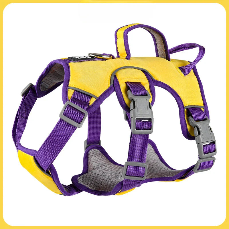 Durable Pet Dog Vest Harness Explosion-proof Big Dogs Harnesses Reflective French Bulldog Collar Shepherd Dogs Walking Supplies Lootquake LLC