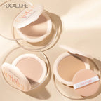 FOCALLURE Wholesale Full Coverage Face Powder Long Lasting Oil control Concealer Foundation For Face Make up Natural Cosmetic