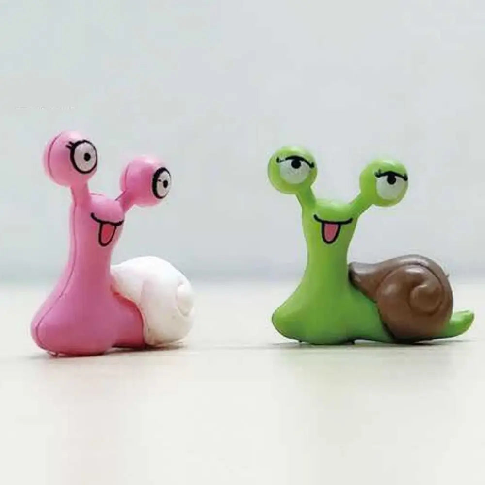 Crafts Cartoon Snails Fairy Creative Exquisite Snail Sculpture Art Simulated Miniatures Figurines Gift Lootquake LLC