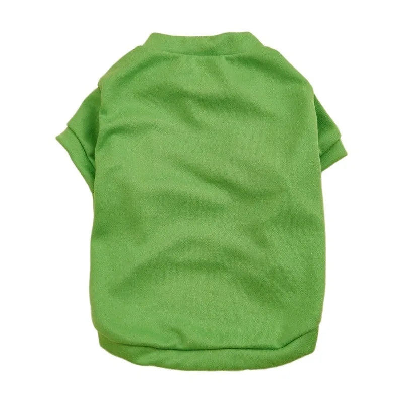 Breathable Dog T-shirt Solid Comfortable Thin Vest for Yorkshire Terrier Cute Summer Pet Clothes Dog Vest Pet Supplies Pi-Mart