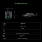 Original Razer Wired Gaming Mouse Optical Sensor 6400 DPI Gaming Mouse For Laptop Optical Mouse Light Speed Mouse Lootquake LLC