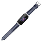 Fitbit Inspire 3, 2, 1, HR Leather Band - Genuine Strap - SJB-DIAMOND ELITES