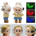 Labubu LED Punk Glasses Labubu Doll 3-color Luminous Glasses Cool Night Light Future Technology Glasses Mini Edition Lootquake LLC