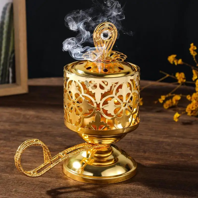 Moroccan Style Crystal Aroma Burner Fragrance Diffuser Arabian Night Lantern Candle Holders Luxury Home Decor Lootquake LLC