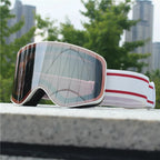 Ski Snowboard Goggles Women Men Skiing Eyewear Mask UV 400 Snow Double Anti-Fog Cylindrical - SJB-DIAMOND ELITES