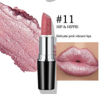 Fine Glitter Lipstick, Quicksand Gold Lipstick Non-sticky Non-fading Lipstick Pearlescent Long-lasting Silky Mermaid Lipstick Lootquake LLC