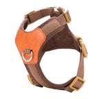 Retro Pet Harness - Adjustable PU Leather & Mesh Fashioned Furbabies