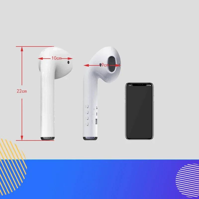 Oversized Giant Bluetooth Headset Speaker for AirPods Pro Model Wireless Bluetooth Audio Gift Hunting Gift Hot Net Red Soundbar Lootquake LLC
