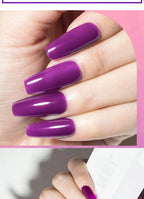Rainbow Ghini UV LED Glitter Purple Gel Nail Polish 15ml Manicure Art Accessories Nail Glue Supplies for Professionals Varnishes Lootquake LLC