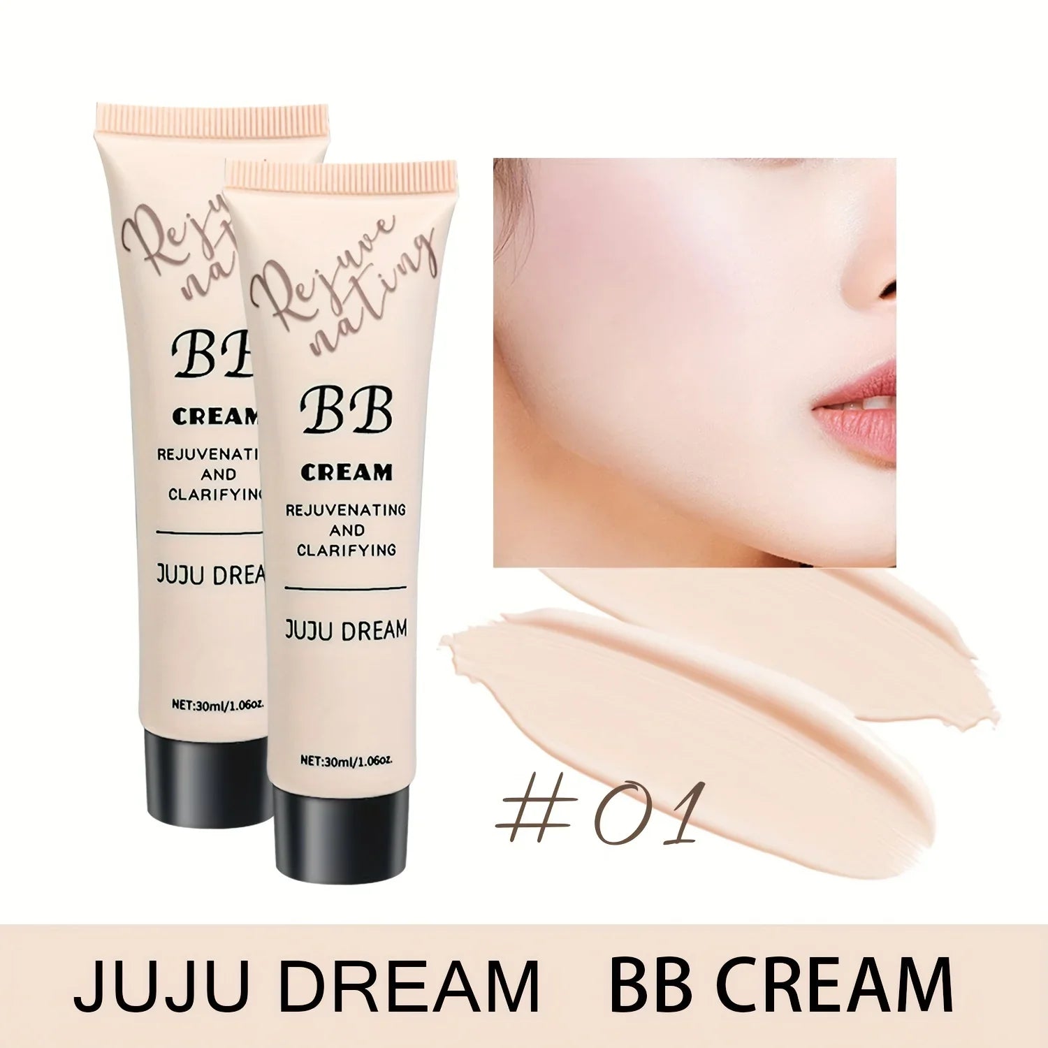 Natural Concealer BB cream, moisturizing & nourishing foundation, waterproof & long-lasting full coverage, suitable for all skin Lootquake LLC