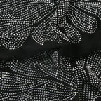 Women Sexy Solid Color Sheer Mesh Rhinestone Design Bodycon Nightclub Party Dress