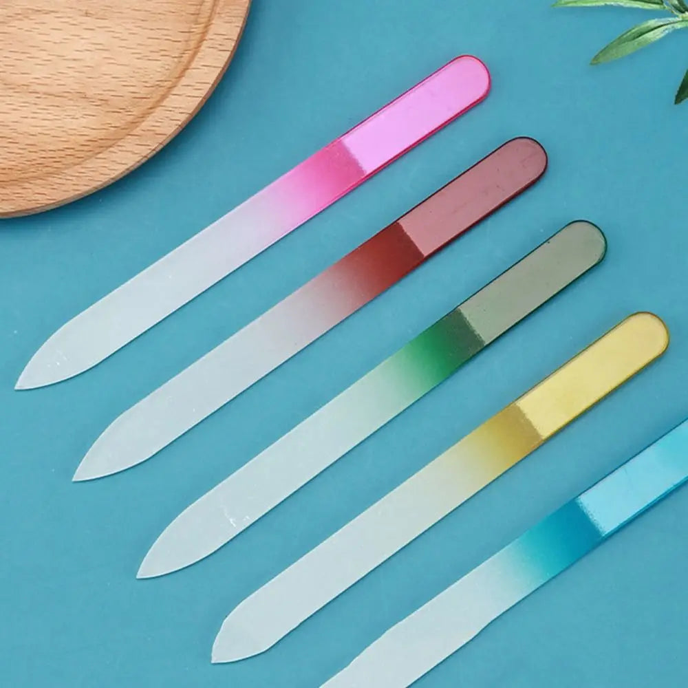 Nano Glass Nail Files Professional Polishing Manicure Art Tool Washable make nails brighten easily like nail polish Lootquake LLC