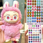 17cm Labubu V1v2 Eye Makeup Color False Eyelash Customization Gorgeous And Exquisite Eye Makeup Stickers Eyelash Stickers Lootquake LLC