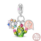S925 Sterling Silver Princess Golf Hamster Camera Travel Three Piece Set Charms Beads 3mm DIY Fine Jewelry Making Lootquake LLC