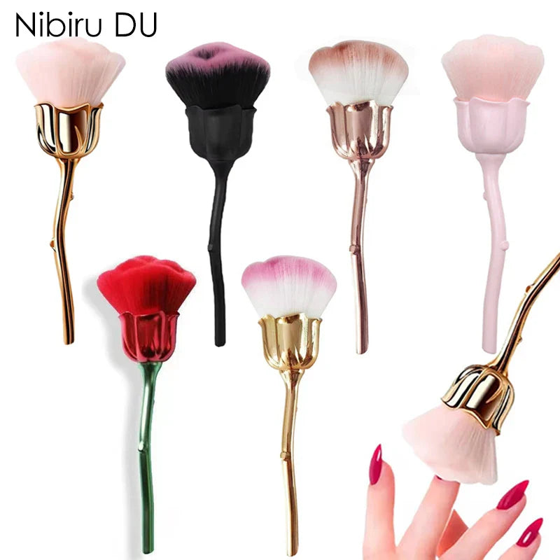 Flower Rose Nail Brush Lootquake LLC