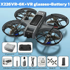 NEW for Genuine X226VR/X226 Mini Drones 8K Professional Remote Control Helicopter Plane RC Dron with Screen Quadcopter Toys Gift