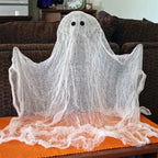 Horror Halloween Party Decoration Haunted Houses Doorway Outdoors Decorations White Creepy Cloth Scary Gauze Gothic Props Lootquake LLC