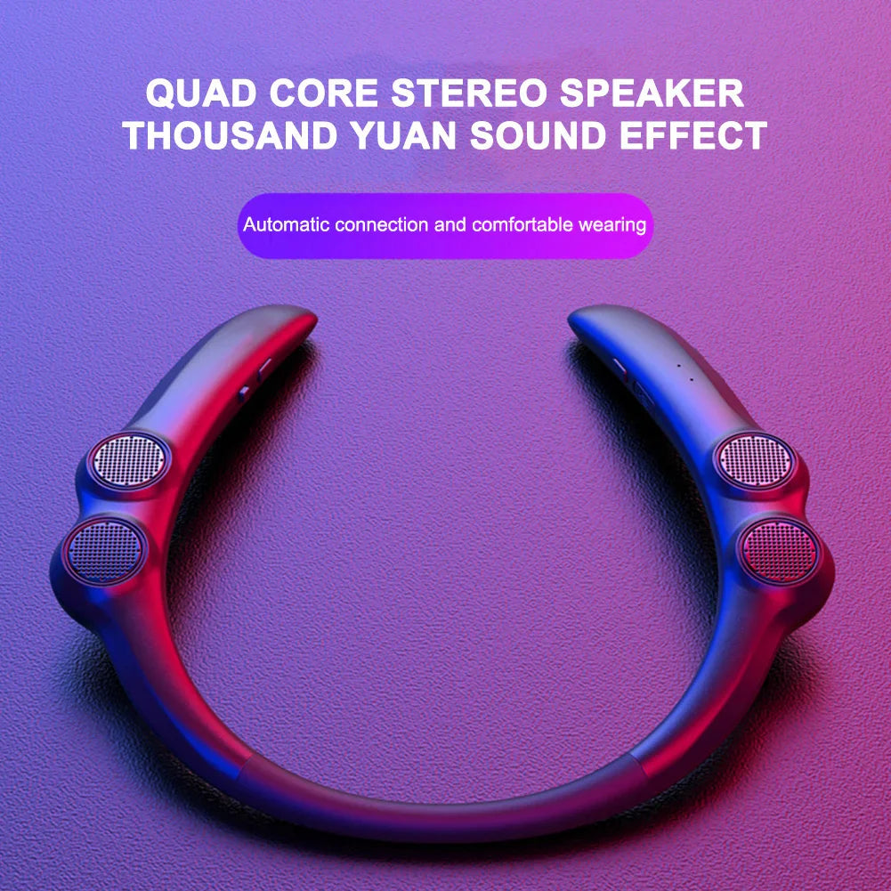 Wearable Bluetooth-compatible Speaker Hang Neck Wireless Subwoofer Sound Box Lootquake LLC