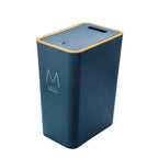 15/10L Bathroom Kitchen Trash Can with Lid Press-type Waste Bins Living Room Toilet Nordic Rectangular Garbage Bin Wastebaskets Lootquake LLC