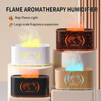 Map Humidifier Colorful Gradient Flame Aroma Diffuser Home Hotel Desktop USB Air Humidification Lootquake LLC