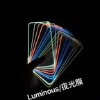 2Pcs Luminous Protective Glass For iPhone 14 13 12 11 Pro Max X XR XS Screen Protector For 7 8 6 Plus SE3 Glowing Tempered Glass  Luminous Glowing Tempered Glass Screen Protector for iPhone Stevvex