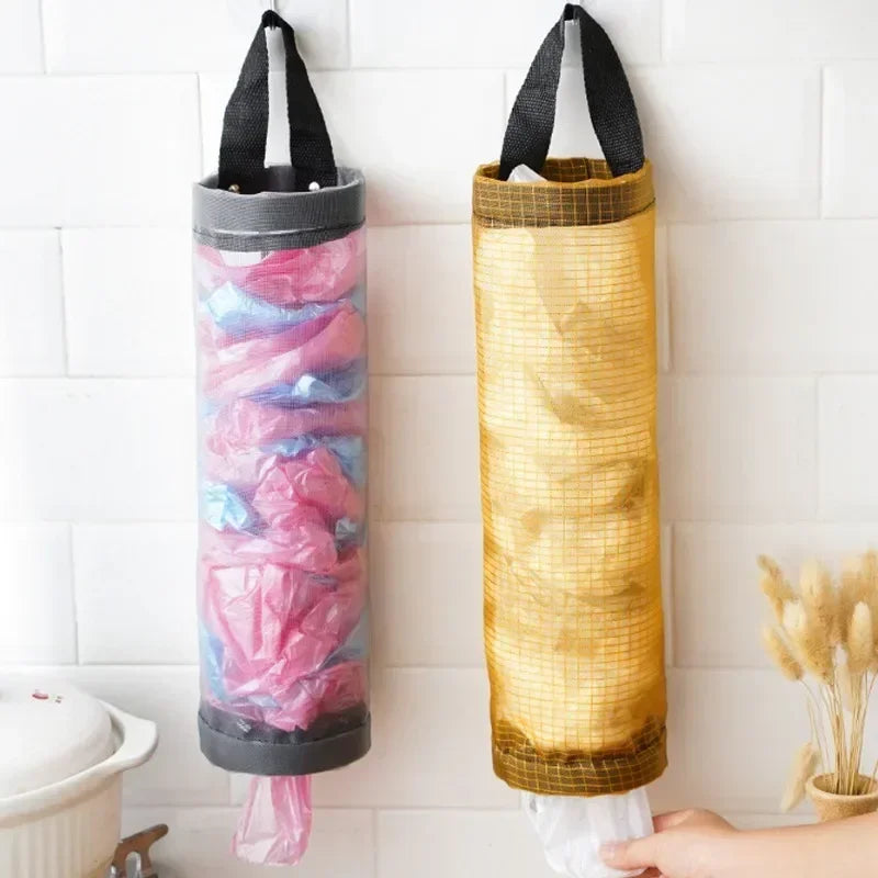 Garbage Bag Storage Kitchen Garbage Organizer Plastic Bag Holder Organizing Hanging Garbage Collection Storage Bag Lootquake LLC