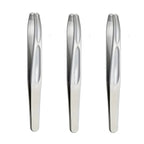 Premium Round Head Tweezers for Eyebrow & Facial Hair Removal Seamless Clips Short Hair Precision Beard Clip