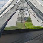 Ultralight Pyramid Tent‘s Inner Tent Outdoor Rodless Summer Mesh Tent Portable Backpacking Hiking Camping Teepee Inside Tent