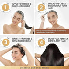 Collagen Keratin Hair Care Mask Treatment Dry Damaged Hair Revitalize Hair Straighten Soft Smooth Moisturize Hair Care Products Lootquake LLC